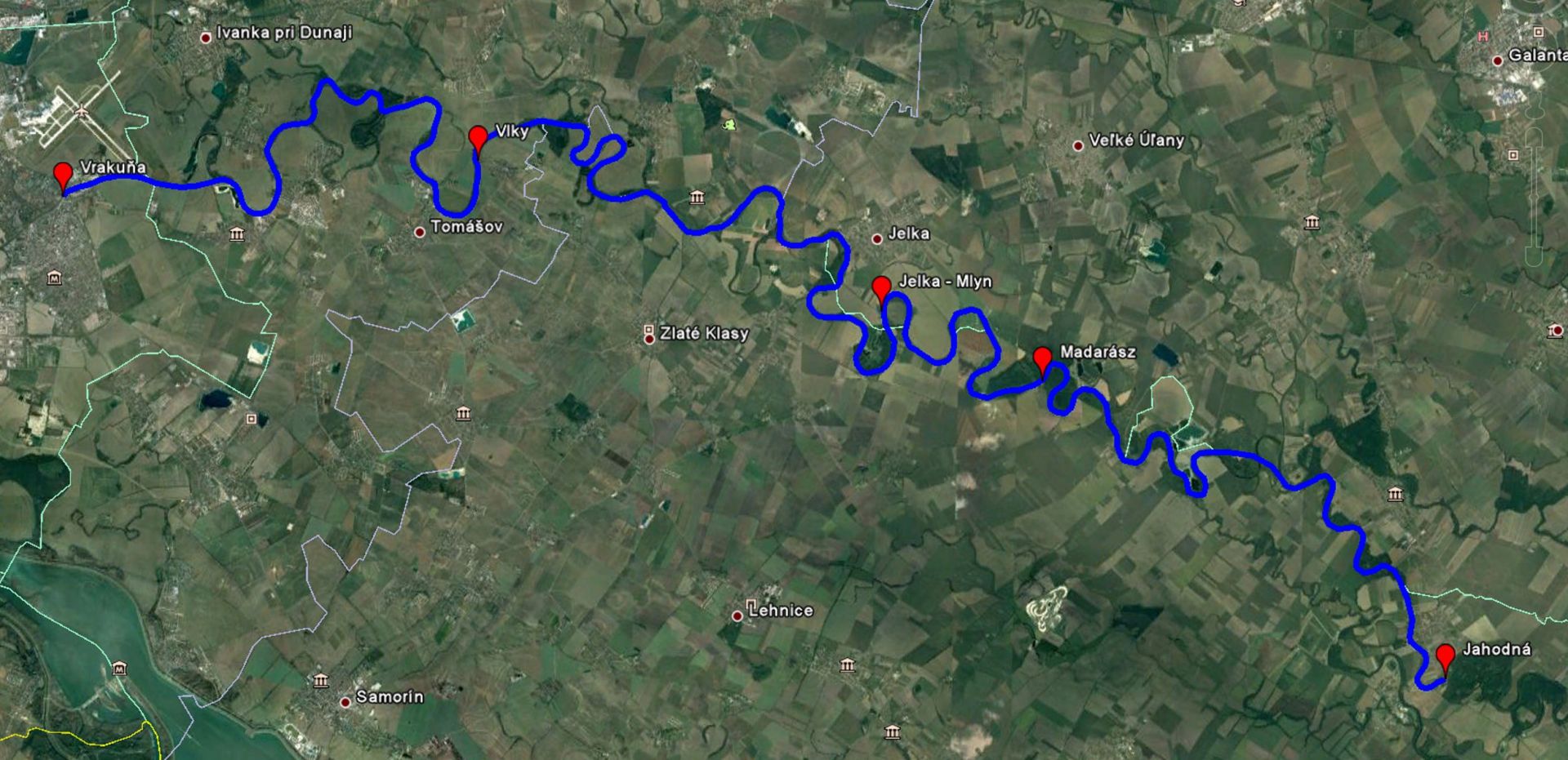 Malý Dunaj kolové mlyny